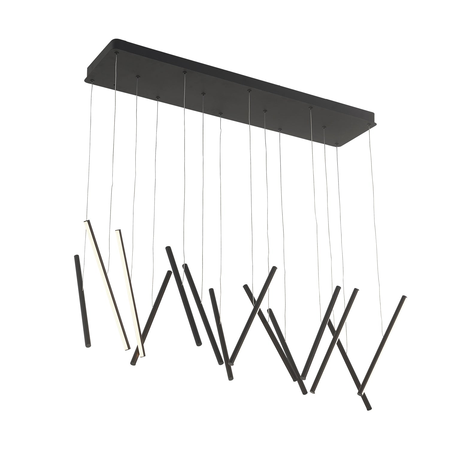 Chopsticks 40-in Linear Pendant - Euro Living Furniture